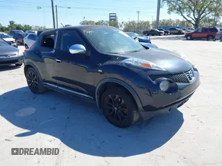 2013 Nissan Juke SV with VIN JN8AF5MV2DT211294, listed as a IAAI auction lot 41681782 with 154,566 mi miles. Bid and sale history available at carsss.com. Image 1.