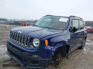 2017 Jeep Renegade Sport with VIN ZACCJAAB5HPF73174, listed as a IAAI auction lot 41998062 with 94,137 mi miles. Bid and sale history available at carsss.com. Image 17.