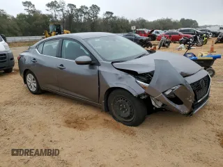 2020 Nissan Sentra S with VIN 3N1AB8BV4LY306203, listed as a Copart auction lot 49105575 with 59,303 mi miles and Non Repairable. Bid and sale history available at carsss.com. Image 4.