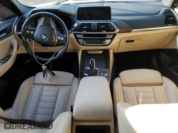 2020 BMW X4 xDrive30i with VIN 5UX2V1C05L9B34564, listed as a Copart auction lot 70014203 with 0 mi miles. Bid and sale history available at carsss.com. Image 8.