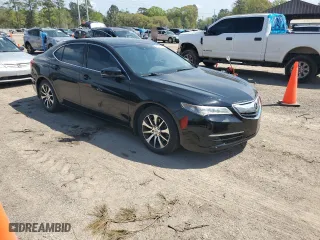 2015 Acura TLX Tech with VIN 19UUB1F58FA000370, listed as a Copart auction lot 50300305 with 153,745 mi miles and Salvage Title. Bid and sale history available at carsss.com. Image 4.