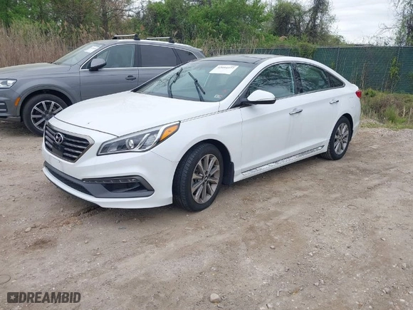 2016 Hyundai Sonata 2.4L Sport with VIN 5NPE34AF5GH300816, listed as a IAAI auction lot 42094577 with 94,621 mi miles. Bid and sale history available at carsss.com. Image 2.