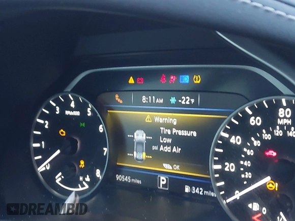 2015 Nissan Murano Platinum with VIN 5N1AZ2MH8FN240782, listed as a IAAI auction lot 41363946 with 90,545 mi miles and . Bid and sale history available at DreamBid. Image 7.