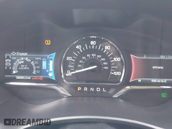 2015 Lincoln MKZ Hybrid with VIN 3LN6L2LU3FR624116, listed as a IAAI auction lot 41697007 with 59,083 mi miles. Bid and sale history available at carsss.com. Image 7.