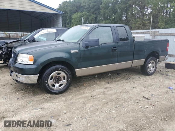 2005 Ford F-150 XLT with VIN 1FTPX12555NA44398, listed as a Copart auction lot 73512074 with 126,076 mi miles and Salvage Title. Bid and sale history available at carsss.com. Image 1.