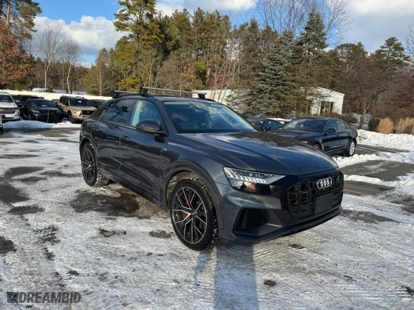 2019 Audi Q8 Premium Plus with VIN WA1EVAF18KD030026, listed as a Copart auction lot 42853705 with 100,801 mi miles and Clean Title. Bid and sale history available at carsss.com. Image 2.