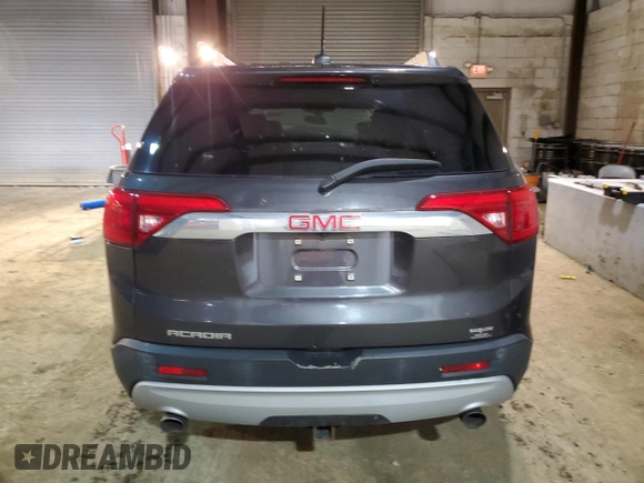 2017 GMC Acadia SLT with VIN 1GKKNMLSXHZ193347, listed as a Copart auction lot 45656015 with 0 mi miles and Salvage Title. Bid and sale history available at carsss.com. Image 6.