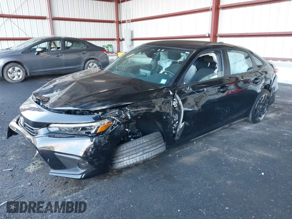 2023 Honda Civic Sedan Sport with VIN 2HGFE2F50PH545486, listed as a IAAI auction lot 40787807 with 2,220 mi miles. Bid and sale history available at carsss.com. Image 2.