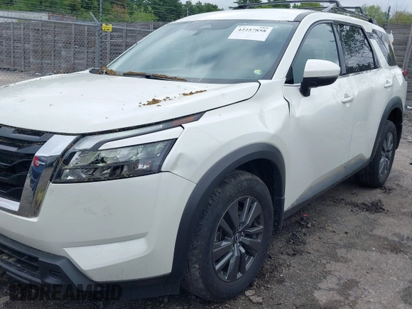 2024 Nissan Pathfinder SV with VIN 5N1DR3BC6RC240547, listed as a IAAI auction lot 42257858 with 13,465 mi miles and . Bid and sale history available at DreamBid. Image 6.