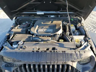 2018 Jeep Wrangler JK Unlimited Sport S with VIN 1C4BJWDG2JL874348, listed as a Copart auction lot 77430104 with 115,813 mi miles and Salvage Title. Bid and sale history available at carsss.com. Image 11.