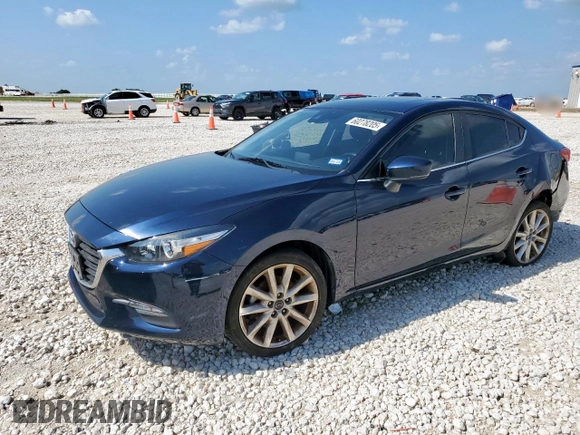 2017 Mazda 3 Touring with VIN 3MZBN1V71HM113502, listed as a Copart auction lot 60278205 with 82,780 mi miles and Salvage title. Bid and sale history available at DreamBid. Image 1.
