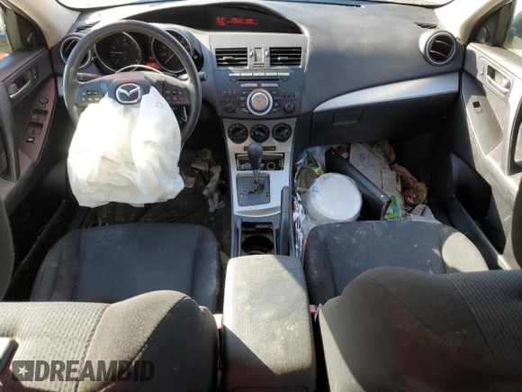 2011 Mazda 3 i Touring with VIN JM1BL1VF7B1477055, listed as a Copart auction lot 50025175 with 106,107 mi miles and Salvage Title. Bid and sale history available at DreamBid. Image 8.