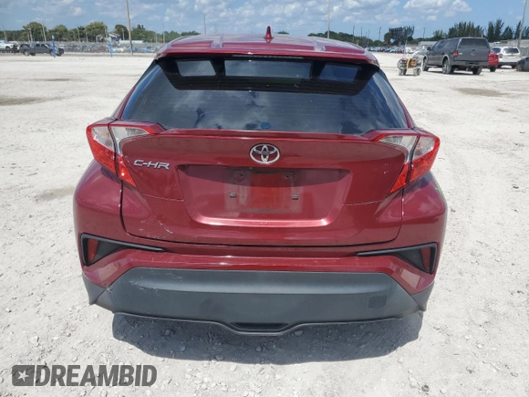 2018 Toyota C-HR XLE with VIN JTNKHMBX1J1005816, listed as a Copart auction lot 50871045 with 80,341 mi miles and Salvage Title. Bid and sale history available at carsss.com. Image 6.