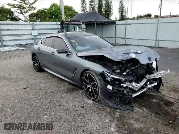 2021 BMW 8 Series M850i with VIN WBAGV8C01MCF75867, listed as a Copart auction lot 62779863 with 24,033 mi miles and . Bid and sale history available at DreamBid. Image 11.