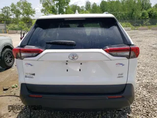2021 Toyota RAV4 LE with VIN 2T3F1RFVXMW206829, listed as a Copart auction lot 54605934 with 116,396 mi miles and Salvage title. Bid and sale history available at DreamBid. Image 6.