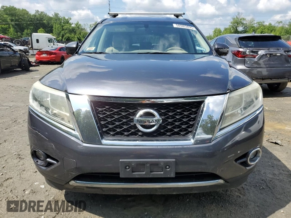 2013 Nissan Pathfinder Platinum with VIN 5N1AR2MM6DC672311, listed as a Copart auction lot 58985895 with 160,552 mi miles and Salvage title. Bid and sale history available at DreamBid. Image 5.