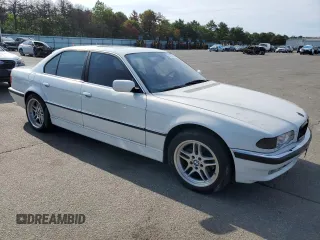 2001 BMW 7 Series 740iA with VIN WBAGG83431DN84652, listed as a Copart auction lot 64172434 with 75,598 mi miles and Salvage Title. Bid and sale history available at carsss.com. Image 4.