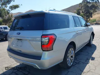 2019 Ford Expedition Max Platinum with VIN 1FMJK1MT1KEA51615, listed as a IAAI auction lot 42390656 with 49,615 mi miles and . Bid and sale history available at DreamBid. Image 4.