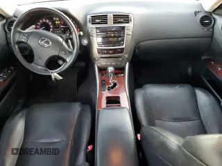 2008 Lexus IS 250 with VIN JTHCK262X82027460, listed as a Copart auction lot 54440545 with 184,189 mi miles and Salvage title. Bid and sale history available at DreamBid. Image 8.