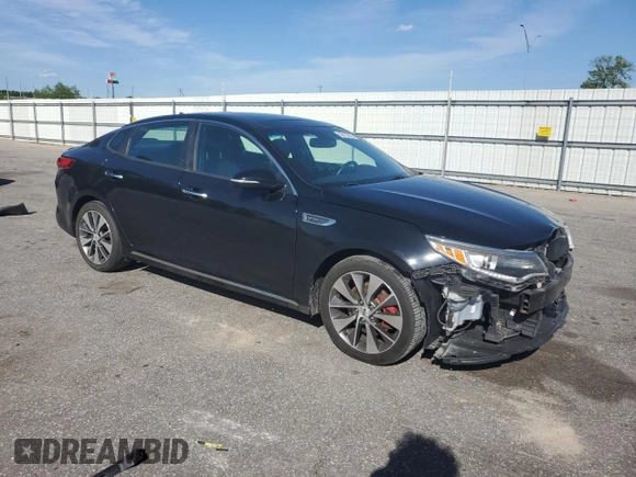 2016 Kia Optima SXL Turbo with VIN 5XXGV4L2XGG020446, listed as a Copart auction lot 58127025 with 66,019 mi miles and Salvage title. Bid and sale history available at DreamBid. Image 4.