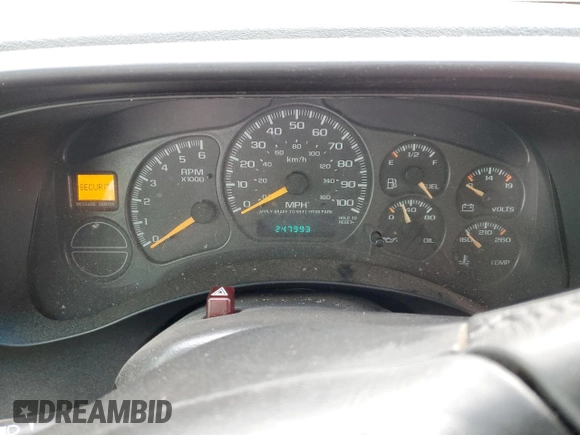 2001 Chevrolet Suburban LS with VIN 1GNFK16T21J103970, listed as a Copart auction lot 89355085 with 247,993 mi miles and Salvage Title. Bid and sale history available at carsss.com. Image 9.