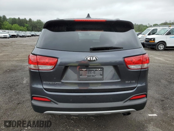 2017 Kia Sorento EX with VIN 5XYPHDA55HG230969, listed as a Copart auction lot 57320195 with 140,663 mi miles and Salvage title. Bid and sale history available at DreamBid. Image 6.