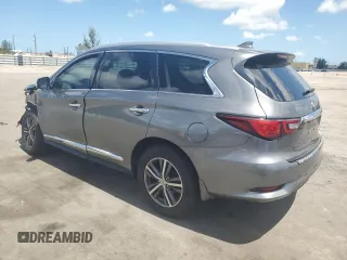 2019 Infiniti QX60 Pure with VIN 5N1DL0MN5KC560950, listed as a Copart auction lot 61051805 with 55,857 mi miles and Salvage title. Bid and sale history available at DreamBid. Image 2.