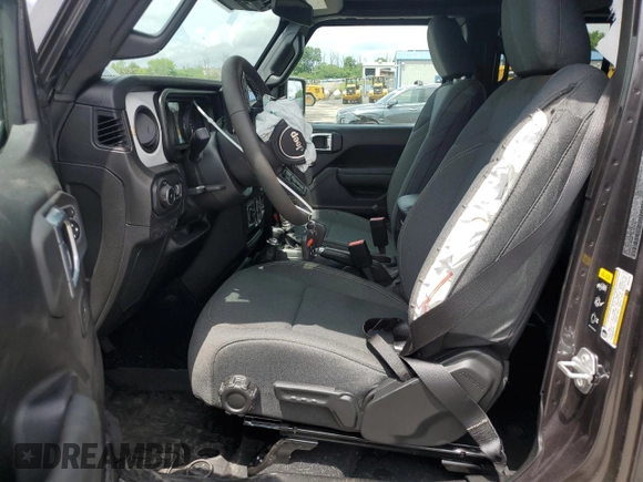 2025 Jeep Wrangler Sport S with VIN 1C4PJXDN0SW521570, listed as a Copart auction lot 60039565 with 3,083 mi miles and Salvage title. Bid and sale history available at DreamBid. Image 7.