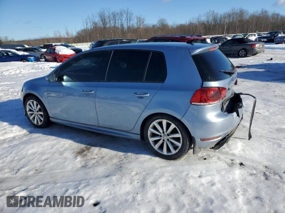 2012 Volkswagen Golf TDI z VIN WVWNM7AJXCW215994, wystawiony jako Copart lot #62693075 z przebiegiem 122 234 mil mil oraz Nie do naprawy • Non repairable. Historia ofert i sprzedaży dostępna na DreamBid. Obrazek 2.