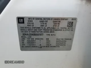 2016 Chevrolet Equinox LT z VIN 2GNALCEK0G6337977, wystawiony jako Copart lot #51516105 z przebiegiem 167 810 mil mil oraz Szkoda całkowita • Salvage title. Historia ofert i sprzedaży dostępna na DreamBid. Obrazek 13.