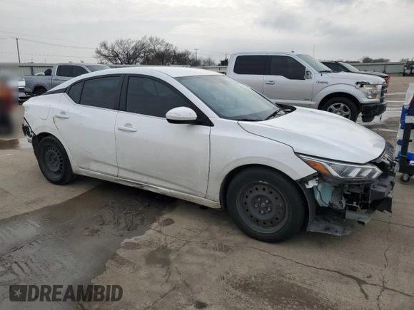 2022 Nissan Sentra S with VIN 3N1AB8BV5NY241154, listed as a Copart auction lot 47236415 with 79,407 mi miles and Salvage Title. Bid and sale history available at carsss.com. Image 4.