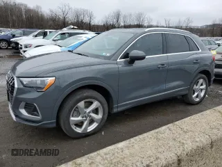 2020 Audi Q3 Premium with VIN WA1AECF30L1067912, listed as a Copart auction lot 49652445 with 51,821 mi miles and Clean Title. Bid and sale history available at carsss.com. Image 1.