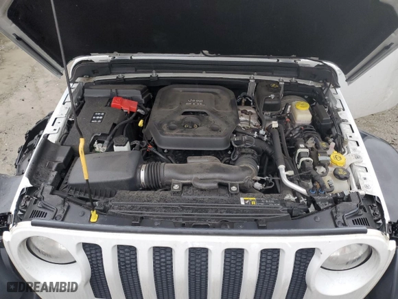2018 Jeep Wrangler Unlimited Sport S with VIN 1C4HJXDN8JW293224, listed as a Copart auction lot 43574685 with 50,873 mi miles and Salvage Title. Bid and sale history available at carsss.com. Image 13.