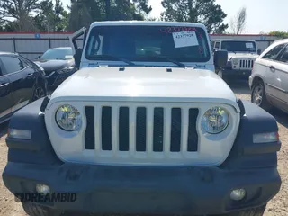 2020 Jeep Wrangler Unlimited Sport S with VIN 1C4HJXDG9LW237507, listed as a IAAI auction lot 42377928 with 48,217 mi miles and . Bid and sale history available at DreamBid. Image 12.
