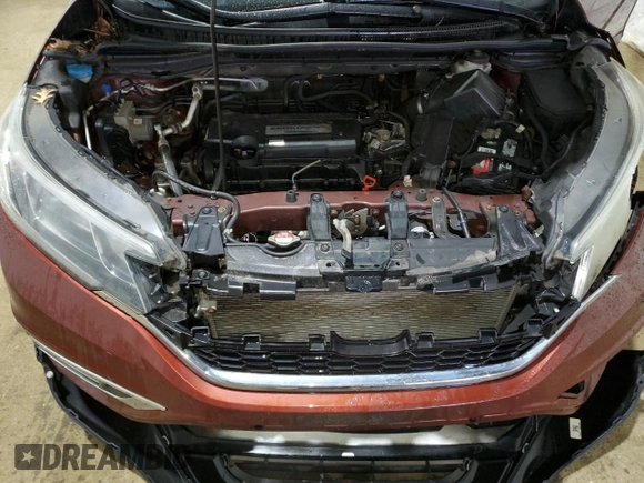 2015 Honda CR-V EX-L with VIN 2HKRM4H78FH675000, listed as a Copart auction lot 52423735 with 128,676 mi miles and Salvage Title. Bid and sale history available at carsss.com. Image 13.