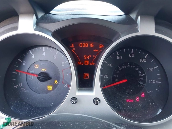 2012 Nissan Juke SV with VIN JN8AF5MV7CT107012, listed as a IAAI auction lot 41516591 with 133,816 mi miles. Bid and sale history available at carsss.com. Image 7.