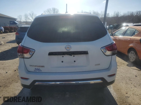 2016 Nissan Pathfinder SL with VIN 5N1AR2MM7GC641637, listed as a Copart auction lot 81627114 with 156,017 mi miles and Non repairable. Bid and sale history available at DreamBid. Image 6.