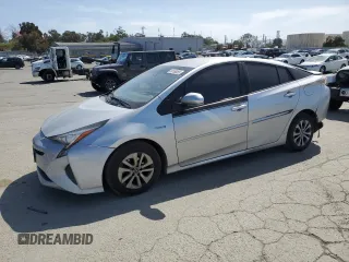 2017 Toyota Prius Two with VIN JTDKBRFUXH3030909, listed as a Copart auction lot 54168085 with 276,297 mi miles and Salvage Title. Bid and sale history available at DreamBid. Image 1.