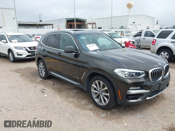 2018 BMW X3 xDrive30i with VIN 5UXTR9C59JLC73115, listed as a IAAI auction lot 41956118 with 48,116 mi miles and . Bid and sale history available at DreamBid. Image 1.