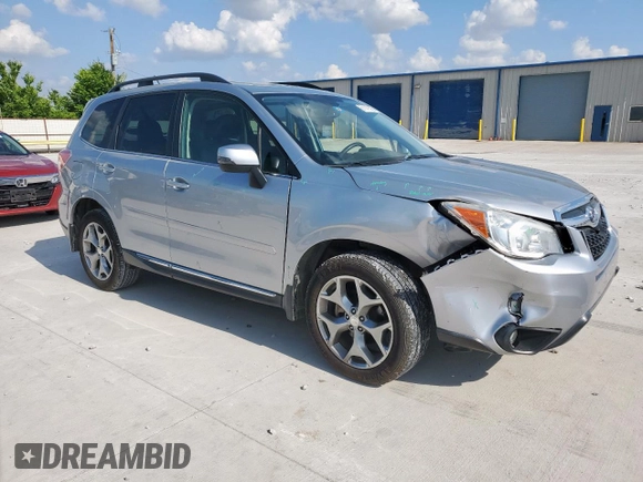 2015 Subaru Forester Touring with VIN JF2SJAWC0FH529845, listed as a Copart auction lot 61147525 with 75,686 mi miles and Salvage title. Bid and sale history available at DreamBid. Image 4.