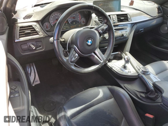 2015 BMW M4 with VIN WBS3R9C5XFF708690, listed as a Copart auction lot 54951254 with 42,105 mi miles and Salvage Title. Bid and sale history available at carsss.com. Image 8.