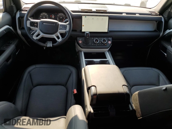 2025 Land Rover Defender S with VIN SALEJ7EX8S2383610, listed as a Copart auction lot 61796155 with 12,666 mi miles and Salvage title. Bid and sale history available at DreamBid. Image 8.