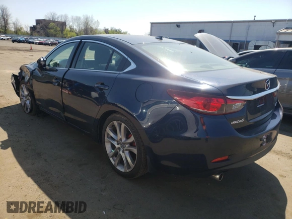 2015 Mazda 6 i Touring with VIN JM1GJ1T52F1216136, listed as a Copart auction lot 54016345 with 106,883 mi miles and Salvage Title. Bid and sale history available at carsss.com. Image 2.