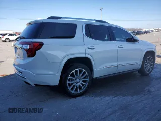 2023 GMC Acadia Denali with VIN 1GKKNPLS7PZ256761, listed as a Copart auction lot 49346845 with 8,290 mi miles and Salvage title. Bid and sale history available at DreamBid. Image 3.