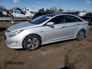 2015 Hyundai Sonata Hybrid Limited with VIN KMHEC4A43FA129628, listed as a Copart auction lot 45209123 with 142,389 mi miles. Bid and sale history available at carsss.com. Image 1.