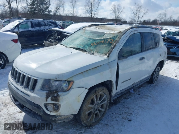 2017 Jeep Compass Sport with VIN 1C4NJCBA9HD185955, listed as a IAAI auction lot 41609372 with 175,867 mi miles and . Bid and sale history available at DreamBid. Image 6.
