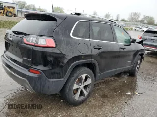 2019 Jeep Cherokee Limited with VIN 1C4PJMDX7KD135269, listed as a Copart auction lot 51822745 with 79,279 mi miles and Salvage Title. Bid and sale history available at carsss.com. Image 3.
