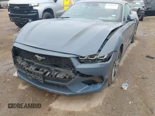 2024 Ford Mustang EcoBoost with VIN 1FA6P8TH2R5105358, listed as a IAAI auction lot 41503847 with 63,099 mi miles. Bid and sale history available at carsss.com. Image 6.