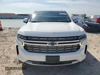 2021 Chevrolet Suburban Premier with VIN 1GNSKFKT4MR341875, listed as a Copart auction lot 54381194 with 66,731 mi miles and Salvage Title. Bid and sale history available at DreamBid. Image 5.