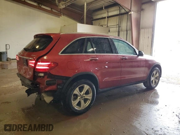 2018 Mercedes-Benz GLC with VIN WDC0G4KB3JV096643, listed as a Copart auction lot 51594685 with 88,553 mi miles and Clean Title. Bid and sale history available at carsss.com. Image 3.